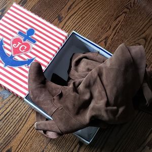 Jeffrey Campbell Suede Leather Brown Wrap Boots